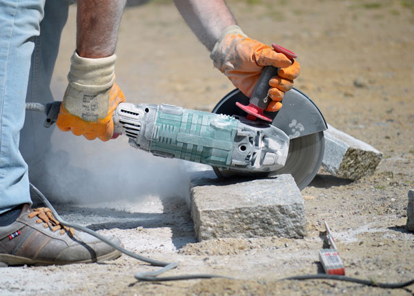 Cutting Granite Stone
