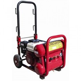 Small petrol clearance air compressor