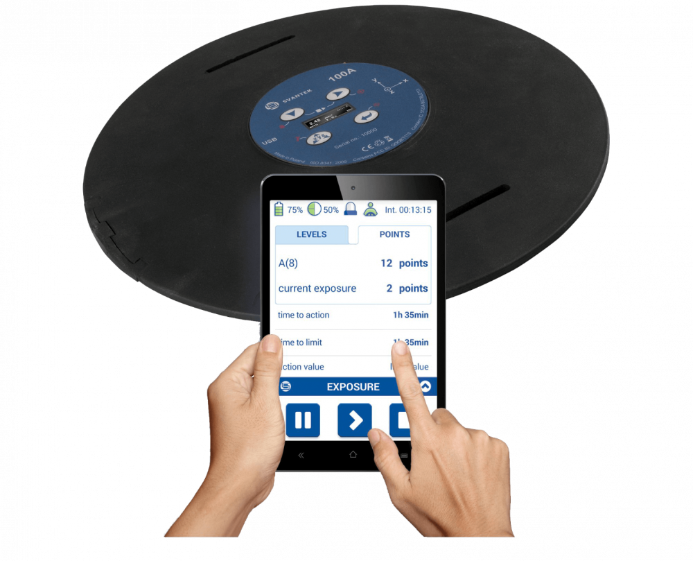Wireless Whole Body Vibration Exposure Meter Air Met Scientific