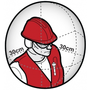 Safe Work Australia Breathing Zone Diagram | Air-Met Scientific