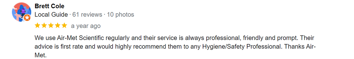 Brett Cole - Google review