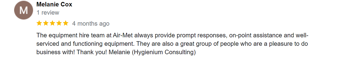 Melanie Cox - Google review